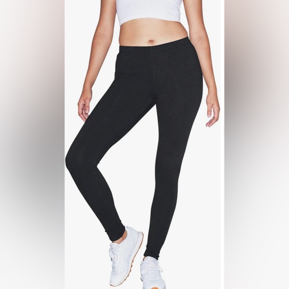 American Apparel full length Winter Leggings in black